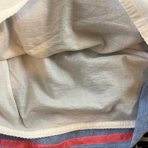 Odille Anthropologie Women's Tiered Ruffle Embroidered Skirt. Sz 4 - Picture 9 of 10